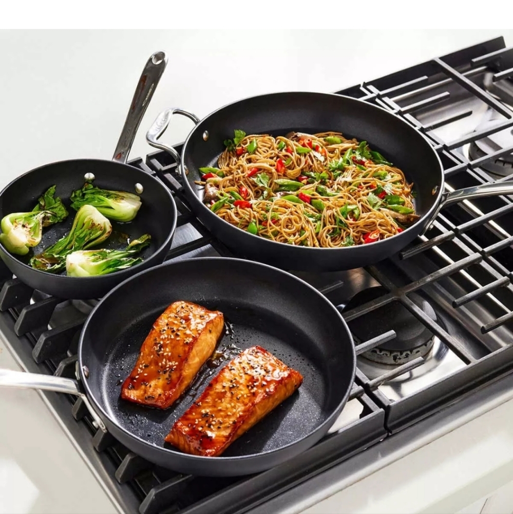 All-Clad Hard-Anodized Fry Pan 3-piece Set - Picture 9 of 13